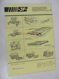 JF Slåmaskine med crimper - Disc mover - Scheibenmäher - Faucheuses conditionneuses GMS 2400D, 2800D, GCS 2400D, 2800D  Spare Parts List 1 -niittokone