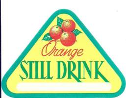 Orange Still Drink -   juomaetiketti