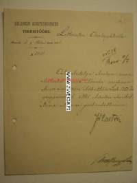 Helsingin Kuritushuoneen Tirehtööri 6.2.1908 -asiakirja