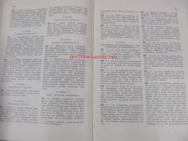 Kansainväliseen pikatiedotusyleissopimukseen (1947)  liittyvä lennätinohjesääntö (1949) ja puhelinohjesääntö (1949)