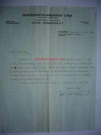 A-B Nic Heimbûrger O-Y Helsinki 2.1.1925 -asiakirja