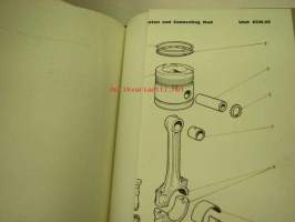 Leyland UE.400/60/2 Diesel engine 305/4 Spare parts list -varaosaluettelo englanniksi