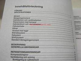 Volvo BM / VME D 39 B Verkstadshandbok -korjaamokäsikirja ruotsiksi