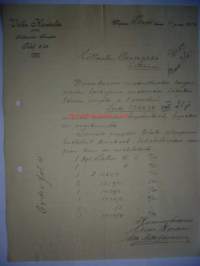 Vilho Kordelin Viipuri 4.5.1906 -asiakirja