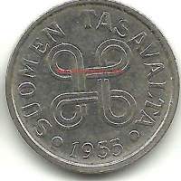 5 markkaa  1955