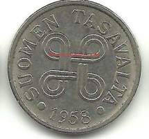 5 markkaa  1958