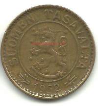 10  markkaa  1952