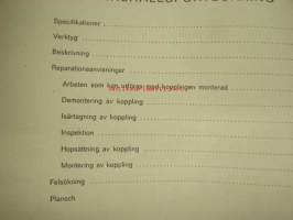 Volvo Bussar Avd. 4(42) Koppling (hydraulisk) B58 Verkstadshandbook -korjaamokirjasarjan osa