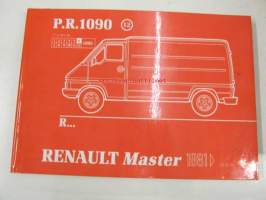 Renault Master 1981 &gt; P.R.1090 12 6/1991 varaosaluettelo