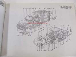 Renault F40  1986&gt;1990  P.R. 1159 5  F40H, F40M, F400, F401, F402, F404, F407 9/1989 varaosaluettelo