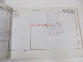 Renault F40  1986&gt;1990  P.R. 1159 5  F40H, F40M, F400, F401, F402, F404, F407 9/1989 varaosaluettelo