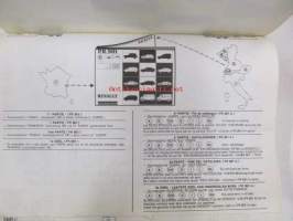 Renault 4, 5, Express, Clio, 19, 21, Nevada, 25, Espace, Traffic, Master &gt;1991  P.R. 901 9 9/1990 varaosaluettelo