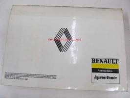Renault 5, 6, 9, 11, 12, 14, 15, 16, 17, 18, Fuego, 20, 30, Estafette &gt;1989  P.R. 900 15  1/1989 varaosaluettelo