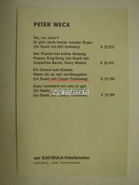 Peter Weck -ihailijakortti