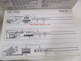 Renault 4, 5, Express, Clio, 19, 21, Nevada, Safrane, Espace (J63.), Trafic, Master &gt;1993  P.R. 901 11  7/1992 varaosaluettelo