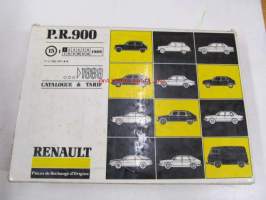Renault 5, 6, 9, 11, 12, 14, 15, 16, 17, 18, Fuego, 20, 30, Estafette &gt;1989  P.R. 900 15  1/1989 varaosaluettelo