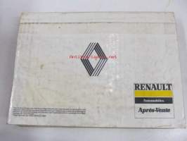 Renault 5, 6, 9, 11, 12, 14, 15, 16, 17, 18, Fuego, 20, 30, Estafette &gt;1989  P.R. 900 15  1/1989 varaosaluettelo