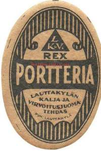 Rex Portteria -  olutetiketti