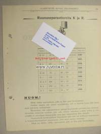 Centrifug Ruunuseparaattorit K ja R -myyntiesite
