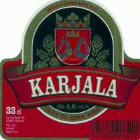 Karjala    olut -  olutetiketti