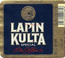 Lapin Kulta Special olut  III  -  olutetiketti