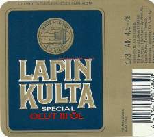 Lapin Kulta Special olut  III  -  olutetiketti