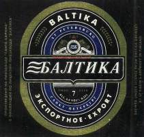 Baltica  Beer Export -  olutetiketti