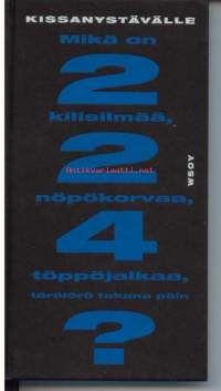 Kissanystävälle - Mikä on 2 kilisilmää, 2 nöpökorvaa, 4 töppöjalkaa, törölörö takana päin?