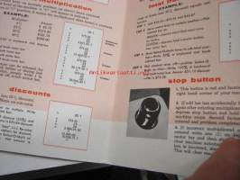 Victor printing calculator general operating instructions
