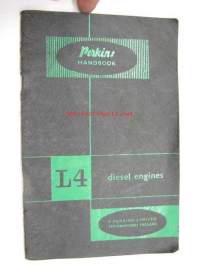 Perkins L4 diesel engines handbook -käyttöohjekirja englanniksi