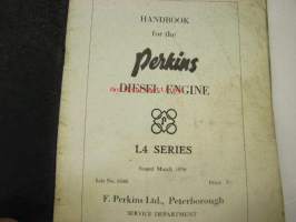 Perkins L4 diesel engines handbook -käyttöohjekirja englanniksi