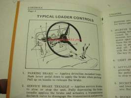 Terex front end loaders - operator´s handbook -käyttöohjekirja kauhakuormaajille