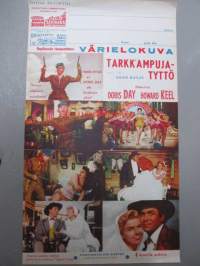 Tarkk&#039;ampujatyttö -elokuvajuliste, Doris Day, Howard Keel