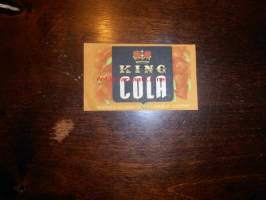 King Cola - juomapullon etiketti