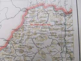 Suomen yleiskartta 1: 400 000, Lehti A3, 1946, mm. Utsjoki