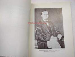 Porin Vapaaehtoinen Palokunta ry 1863-1963 historiikki, satavuotisjuhlan käsiohjelma, osallistujamerkki