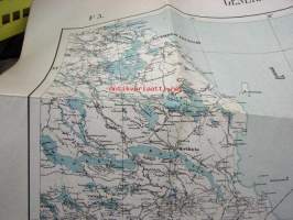 Generalkarte von Finland F 5 (Laatokka / Pietari) -kartta