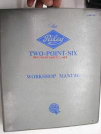 Riley Two-point-six 2.6, 2600 Workshop Manual -korjaamokirja englanniksi