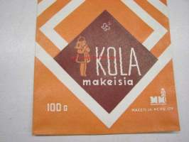 Kola makeisia / Makeis ja Mehu Oy -karamellipussi