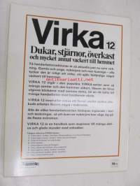 Virka 12 - dukar, stjärnor, överkast...