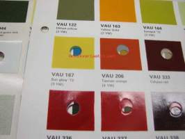 Vauxhall -automaalien värimallit