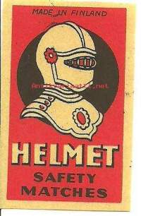 Helmet  -  tulitikkuetiketti