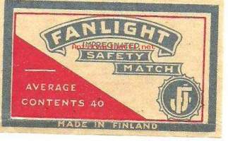 Funlight  -  tulitikkuetiketti