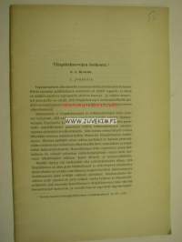 Tilapäishaavojen hoidosta, kirjoittanut S.A. Brofeldt
