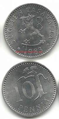 10 penniä  1983 K