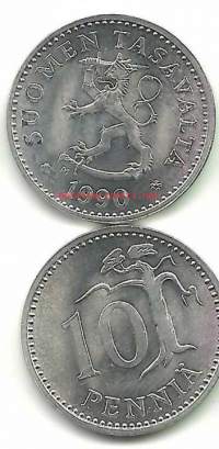 10 penniä  1990