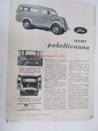 Ford-tietoja 1949 (henkilö- ja kuorma-autot) -myyntiesite