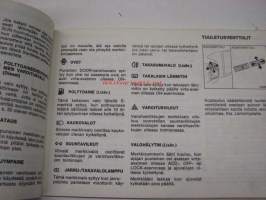 Datsun / Nissan Sunny mallisarja B11 -käyttöohjekirja