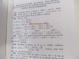 Geometrian avuksi. Lukioluokkien harjoitustehtäviä