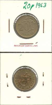20 penniä  1963